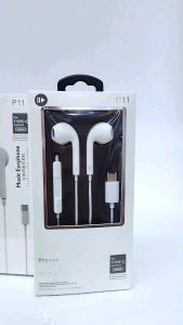 HF Headset P11 Colokan Usb Type C Handsfree Stereo Type-C Earphone PD