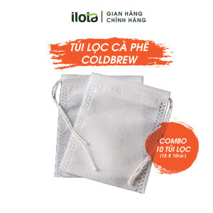 Túi lọc cà phê không dệt Combo 10 túi dùng pha cà phê coldbrew lọc trà tiện lợi