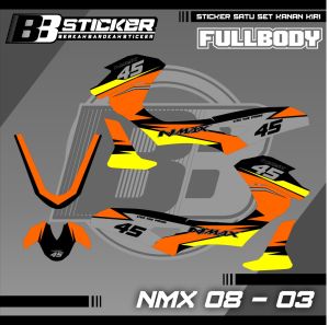 Decal Sticker Yamaha NMAX 155 Old BISA HOLOGRAM Fullbody 2015-2019 Nmx 8