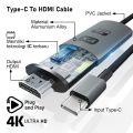 Kabel MHL USB Type C 3.1 to HDMI TV Converter 4K PX MHA-20C 2 Meter. 