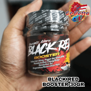 🇸🇬 Fish Food | Channa Black & Red Booster Pellet by BOS BOS QU | Pigment Black Enhancer | Deep Body Blackening & Red Color Boost | Bar Thickening | Pearl & Dorsal Enhancement | Faster Cabung & Flower Growth | Premium Predator Feed