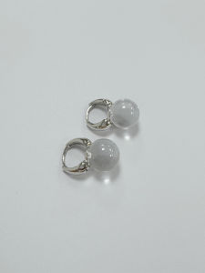 Transparent Round Bead Crystal Earrings Women French Retro Style Earrings Korean Girl Jewelry Women Earrings Women Accessories H260729