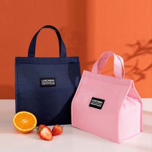 JOTNTP cooler bag lunch bag for kids lunch box bag lunch bags boxes food storage bag Kids Cartoon Waterproof Grocery Bag Outdoor Storage Bags Letter Picnic Tote Casual Bag Lunch Box Canvas Handbag Lunch Bag Lunch Organizer