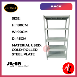 Jersey JS-5R 5 Layered Rack Beige Black Gray