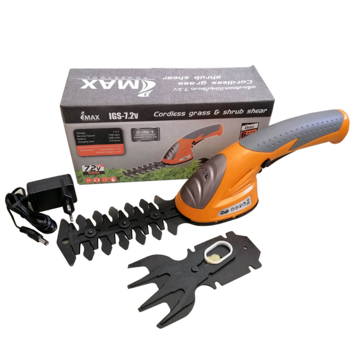 IMAX IGS-7.2V กรรไกรตัดหญ้าไร้สาย 2IN1