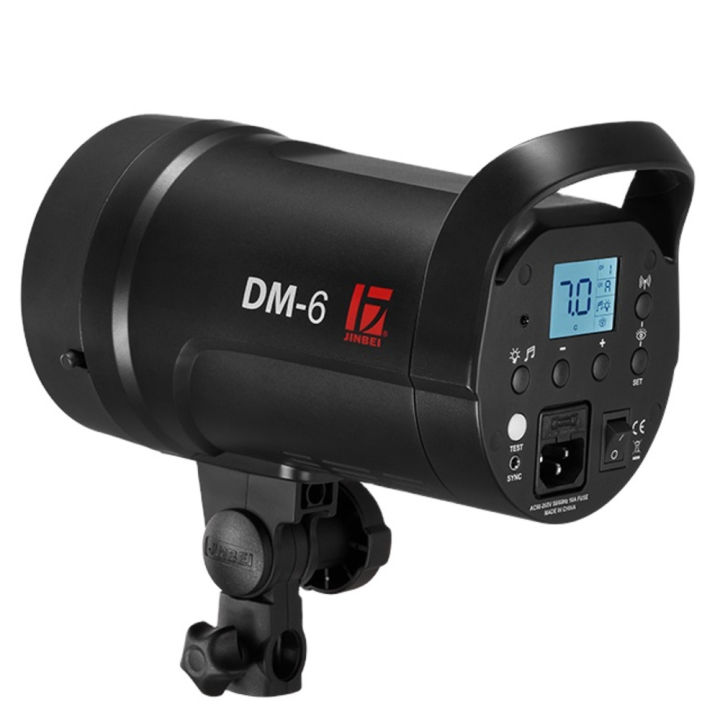 JINBEI DM-6 600Ws 110V 220V Wireless Control Portable Studio Flash