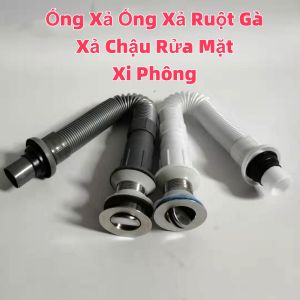 Ống Xả - Ống Xả Ruột Gà Xi Phông Xả Chậu Rửa Mặt BAUHO