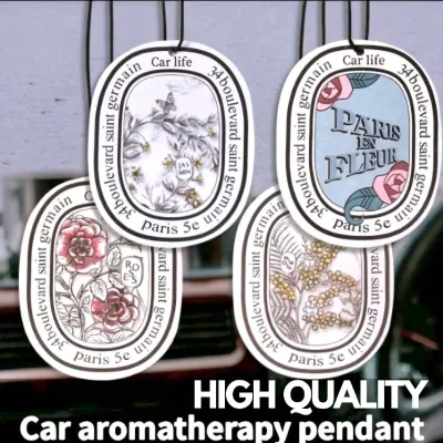 Scent Out Car Parfume Diptyque Style Car Fragrance Car Aromatherapy With Free Ribbon Solid Suspendable
