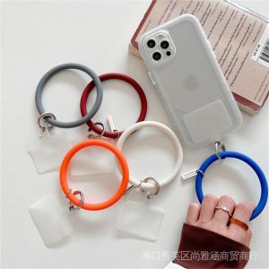 Candy Color Universal Mobile Phone Case Holder Silicone Bracelet Stand