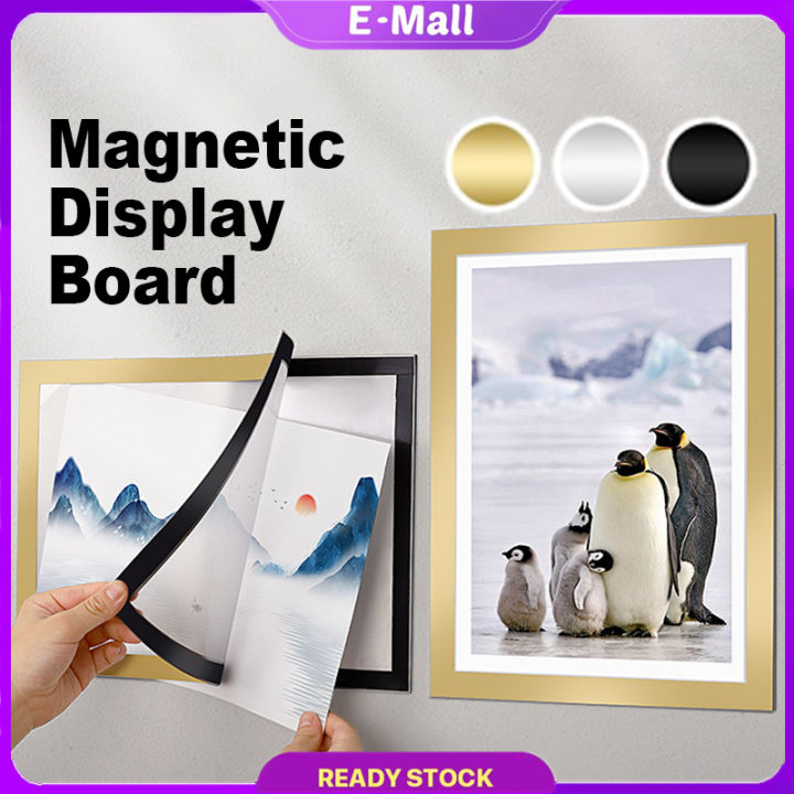 A4 magnetic frame Magnetic Display Board Wall Stick Frame document