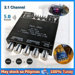 ZK-TB212.1 Channel Bluetooth Amplifier – 160W*2 + 220W Subwoofer TDA7498E High Power for Car & Home Audio