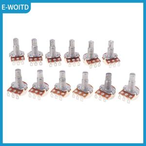 【E-WOITD】 Brass Shaft Potentiometer For Electric Guitar Bass A250K B250K A500K B500K