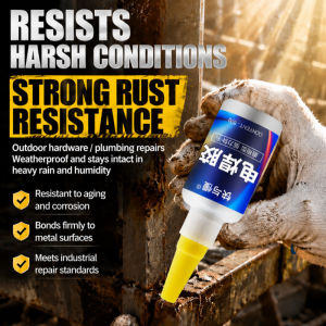 Cold Welding Adhesive/Professional Grade Epoxy Glue/High Viscosity Super Strong Adhesive/Quick Setting No Mixing Required/Home DIY Industrial Repair