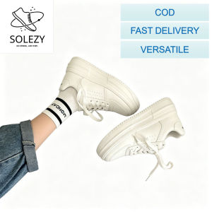 OF High Quality Fashion Korean White Rubber Women for Sneakers Thick bottom Increase height shoes for girl COD Walking shoes