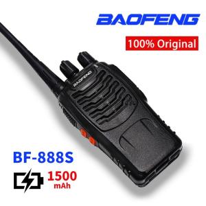 (Pengiriman cepat dikirim dari Jakarta)HT Baofeng BF 888S 2 in 1 Single Band UHF Bao feng BF-888S 888 S Radio Komunikasi Walkie Talkie