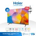 [NEW] Haier H50K700UG 50 Inch 4K UHD Smart Android 11 TV (Netflix & Youtube One Touch, Google Playstore, Google Assistant, Google Chromecast Built in, Dolby Digital Decoding, HDR). 
