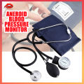 (Variation) Manual Blood Pressure Monitor Sphygmomanometer WITH Stethoscope /Electronic Blood Monitor Arm Style (White). 