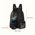 SG RumahHome® Nylon Drawstring Bag Waterproof Swim Backpack - Wet Dry Separate With Pouch Mesh Gym Beach Bag for Travel & Sport Lightweight. 