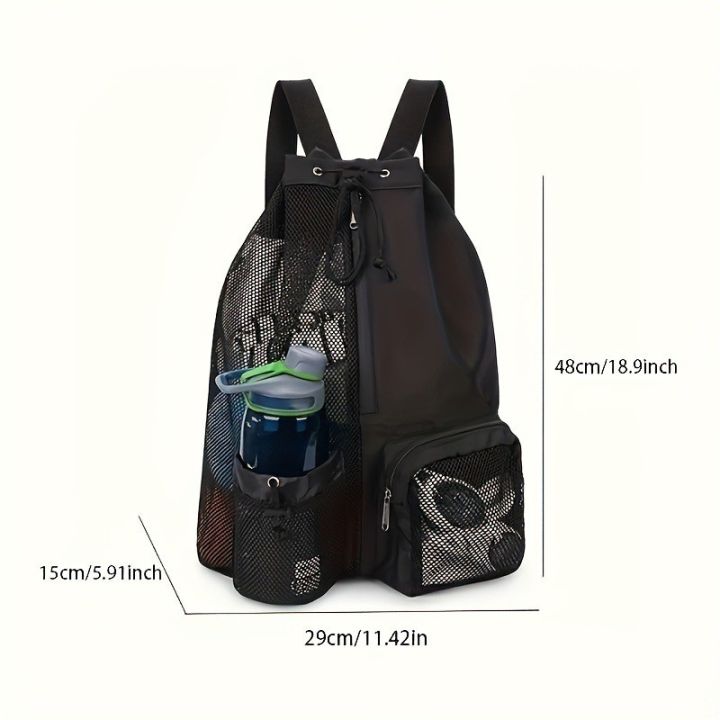SG%20RumahHome%C2%AE%20Nylon%20Drawstring%20Bag%20Waterproof%20Swim%20Backpack%20-%20Wet%20Dry%20Separate%20With%20Pouch%20Mesh%20Gym%20Beach%20Bag%20for%20Travel%20&%20Sport%20Lightweight%20-%20Image%209