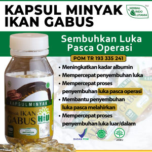 HIU – MINYAK IKAN GABUS Membantu Memelihara Kesehatan Herbal Indo Utama