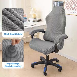 Gaming Chair Cover Removable Solid Color Seat Cover Elastic Armchair Seat Cover for Home Office