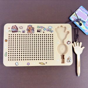 Aoduoyaya Large Magnetic Steel Ball Drawing Board Sanrio Kuromi Capybara Melody Magnetic Drawing Board Educantional Toys Kid Gift
