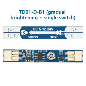 diymore DC 12-24V Welding free Induction Switch Cabinet Wardrobe Light Induction Module Hand Sweep Switch No Hole Hand Sweep with Quick Connect Terminal