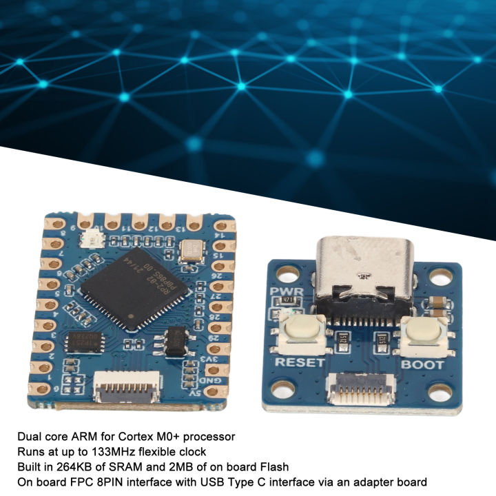 Microcontroller Development Board Tiny Development Board RP2040 Dual ...