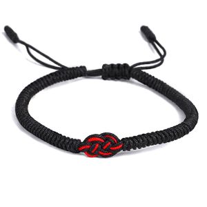 SKJK Simple Men Buddhist Friendship Gifts For Lovers Adjustable Bangles Red Rope Bracelet Wrist Jewelry