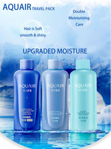 Best Quality# Japan AQUAIR Shampoo Conditioner and Body Wash Three-Piece Set Travel Pack 50ML Aircraft Hand Carry permit