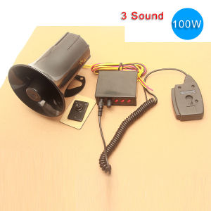 Cross-Border 12V Car-mounted loudspeaker three-tone loudspeaker five-tone high-pitched loudspeaker high-power speaker 100W Alarm