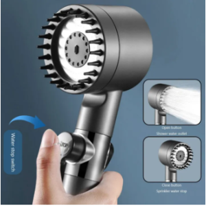 MS Kepala Shower Kamar Mandi Multifungsi 3 Mode Adjustable
