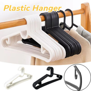 10/20Pcs Anti-Slip Plastic Hangers Space Saving Clothes Hangers for Dress Bra Portable Hanger