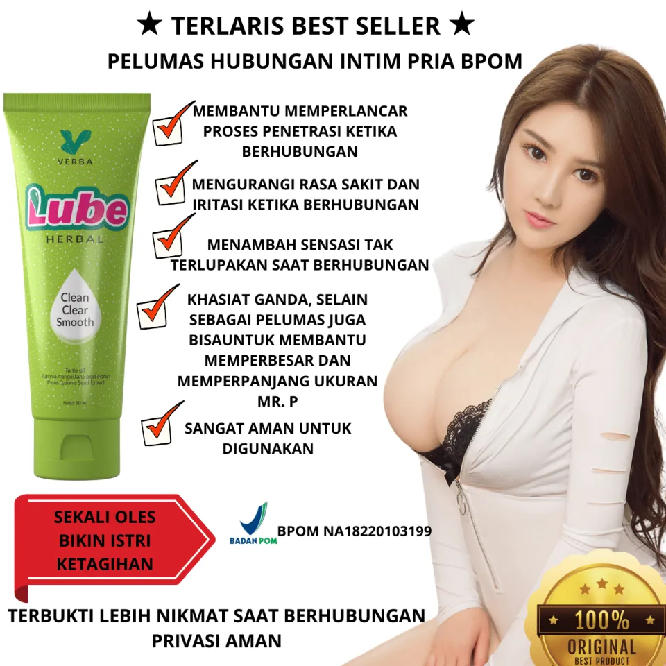 TERLARIS VERBALUBE pelumas gel oil hubungan intim alami suami istri sex  seex vagina miss v anal seksual pria tahan lama sutra rasa buah licin aman  wangi durex vigel plus sutra | Lazada