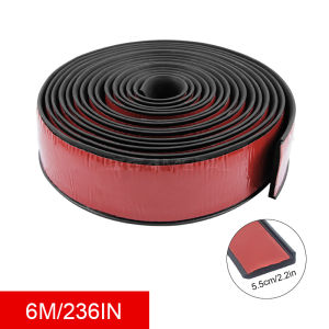 Seemetal xe chống Bộ cản va chạm Dải Ốp cản trước viền bảo vệ bằng cao su Dải Phụ Kiện Xe Hơi