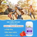Canxi Cho Bé Nature's Way Kids Smart Bursts Calcium + Vitamin D3 Giúp Tăng Hấp Canxi Cho Xương Răng Chắc Khoẻ 50 Viên. 