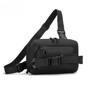 Crossbody Bag for Men Multi Compartment Water-Resistant Oxford Mens Bag Casual Sling Bag