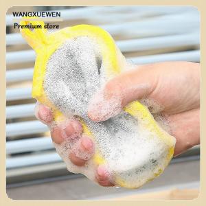 [COD] ฟองน้ำล้างจานสองด้าน3 10ชิ้นแปรงล้างจานกระทะหม้อฟองน้ำทำความสะอาดของใช้ในครัวเรือนใช้ซ้ำได้