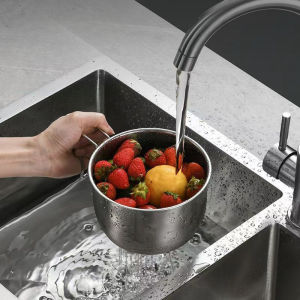 Sink Hanging Strain Basket Creative Detachable Kitchen Garbage Filter Durable Openable Bottom Drain