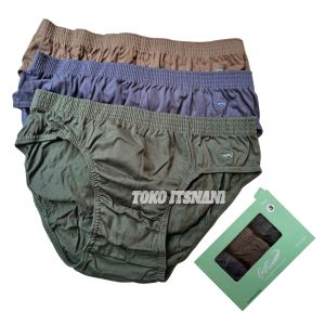 Cd Pria Crocodile 521 - 242 Dus Hijau | Celana Dalam Pria Dewasa Bahan Katun Lembut