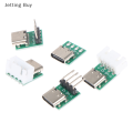 【Jettingbuy】flash Sale 5 cái TYPE-C USB 3.1 16 pin nữ để 2.54mm Loại C kết nối 16 P Adapter bảng PCB cho cáp dữ liệu. 