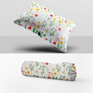 1 SET Sarban Sargul Sarung bantal Guling bahan katun motif minimalis t LP