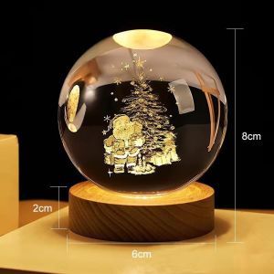 Kết hợp phát sáng bốn lá cỏ pha lê bóng trang trí phòng ngủ ánh sáng sinh nhật quà tặng cho bạn gái Giáng sinh