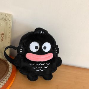 Túi đeo chéo cá hề Sanrio Hangyodon đi chơi trẻ trung mẫu mới thời trang cao cấp túi đeo chéo hoạt hình dễ thương