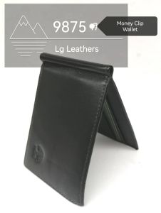 Country Roots Genuine Leather-Money Clip Wallet-9875WL