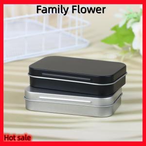 Family Flower Flash Sale ชุดอุปกรณ์เอาตัวรอด1ชิ้นกล่องดีบุกสีเงินสีดำใส่เหรียญขนมกุญแจกล่องบุหรี่กล่องที่ปิดสนิท
