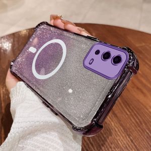 Case สำหรับ OPPO A55 4G ศัพท์ปลอก Softcase ซิลิโคนกันกระแทกปกการออกแบบใหม่ความงามไล่โทนสีแม่เหล็กไร้สาย SJSFBSWX01