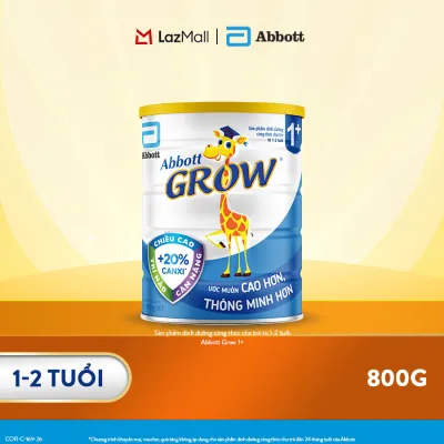Sữa bột Abbott Grow 1+ 850g/3 900g cho trẻ từ 1-2 tuổi
