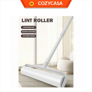 【COZYCASA】19cm/24cm Long Sticky Lint Roller Mop Lint Remover Lint Roller Standing Laundry Roller