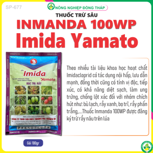 Thuốc BVTV INMANDA 100WP Hiệu Imida Yamato – Đặc Trừ: Rầy (Gói 100g)